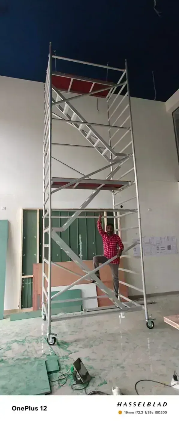 Double Width Aluminum Access Platform formwork and scaffolding staging in Chickpet, Bangalore