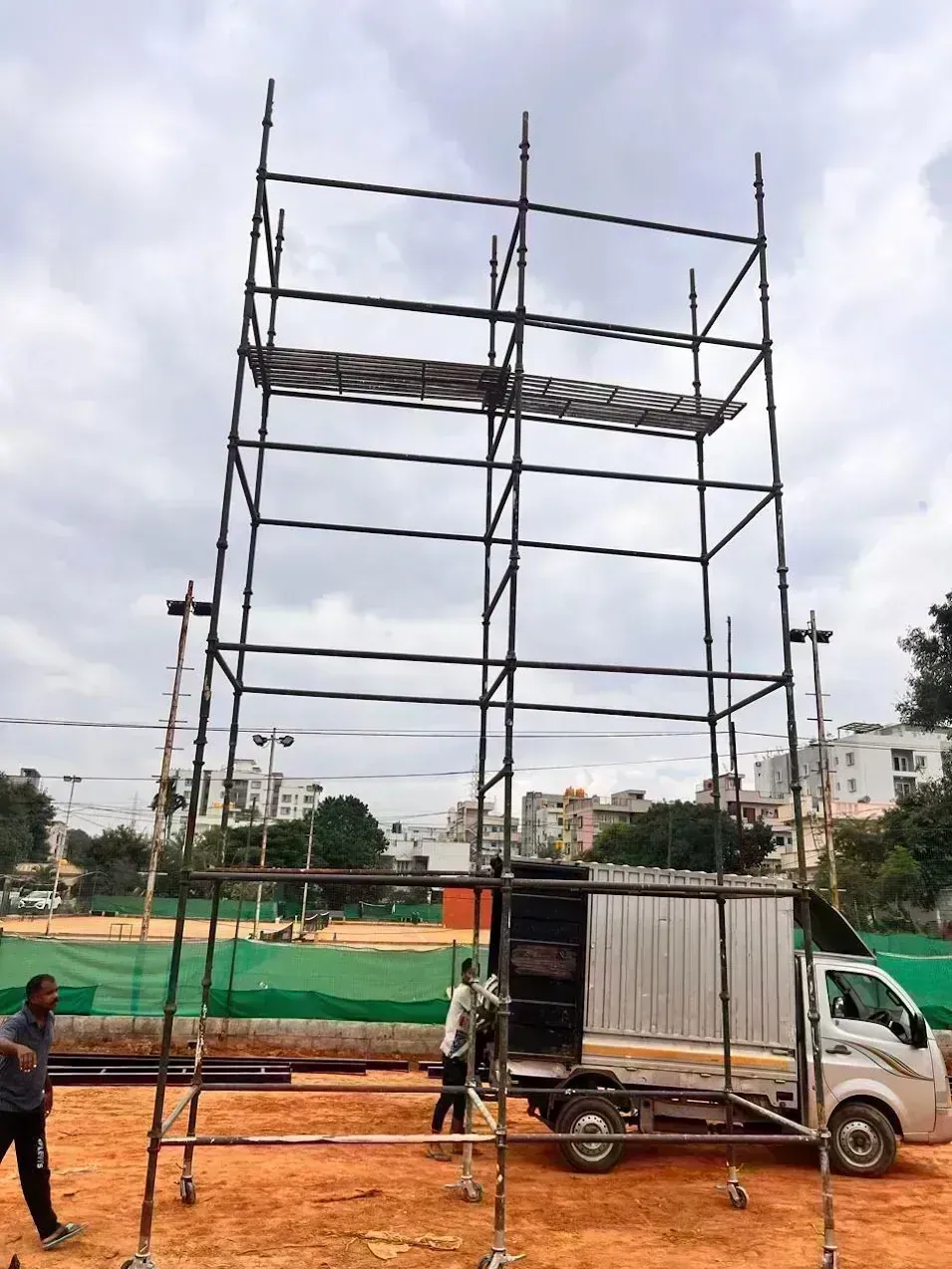 Steel Pipe & Clamping Scaffolding Rig formwork and scaffolding staging in Byrathi, Bangalore