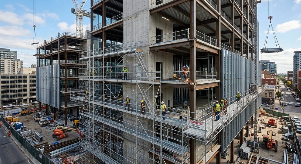 Commercial and residential construction scaffolding rental in Banashankari Bangalore